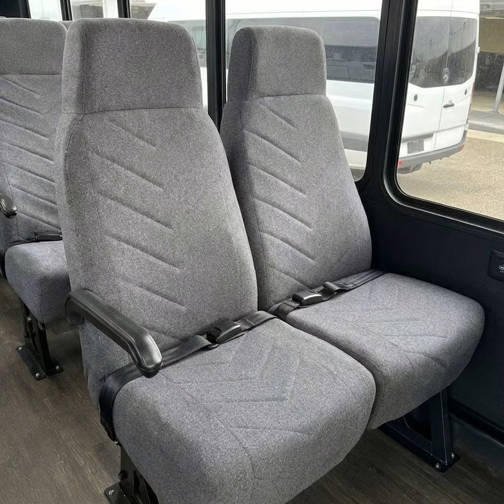 gary 18 passenger minibus high back seats