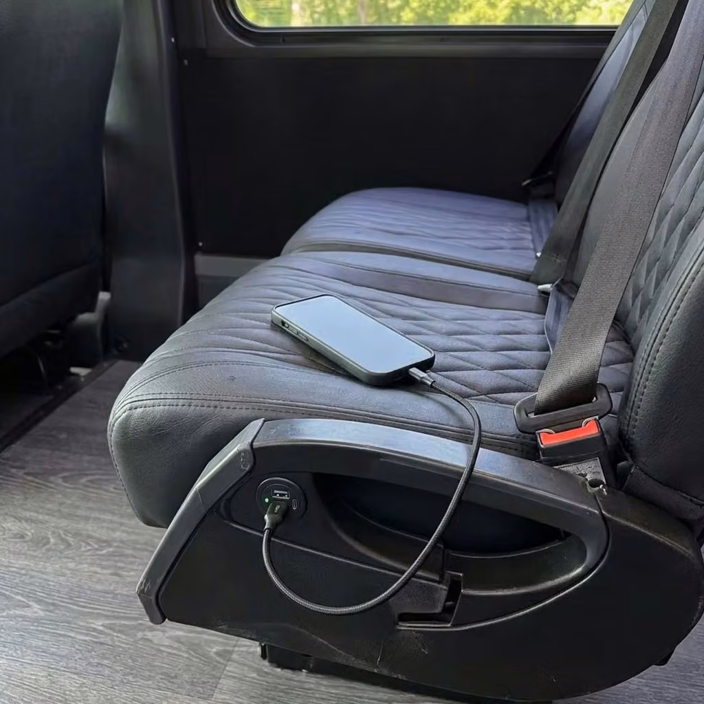 gary 20 passenger minibus usb charging