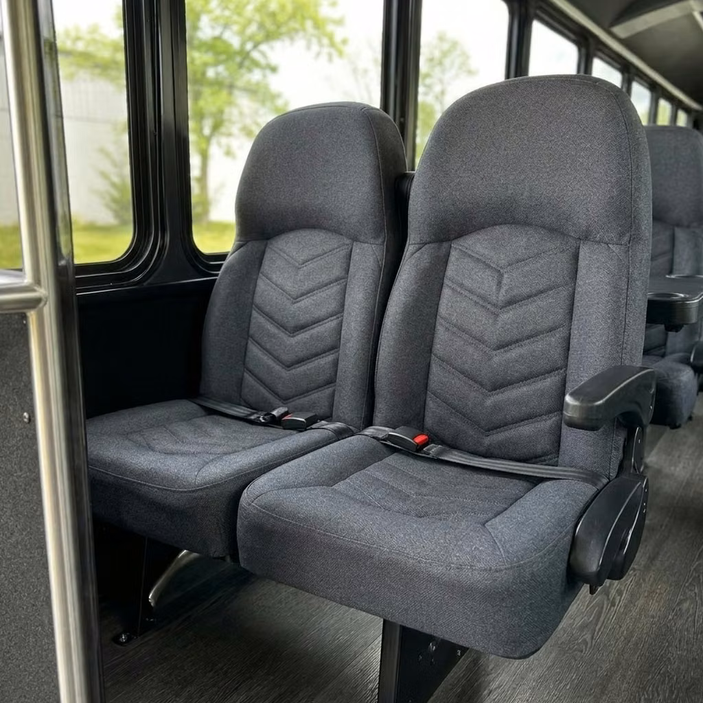 gary 25 passenger minibus high back seats