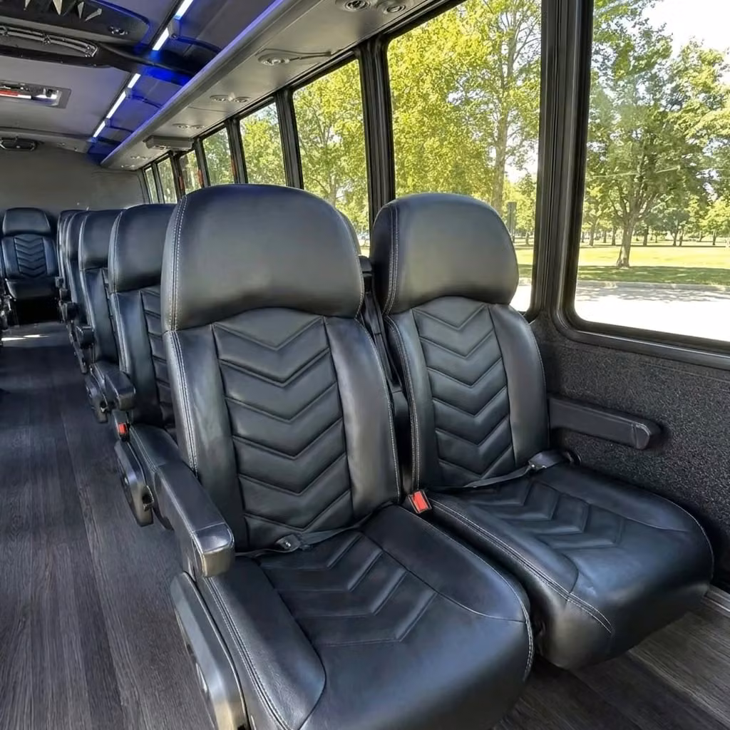 gary 28 passenger minibus seating
