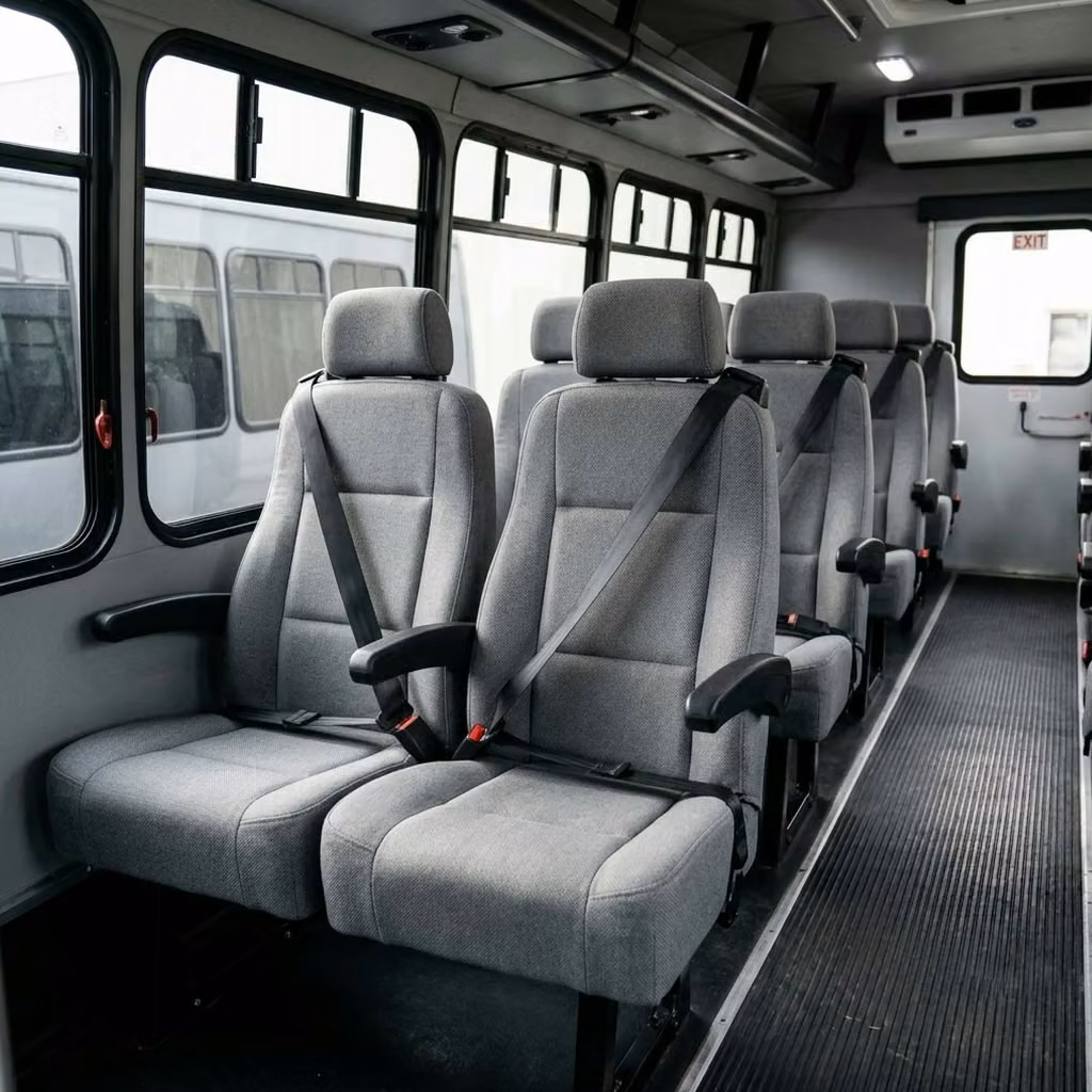 gary 35 passenger minibus reclining seats