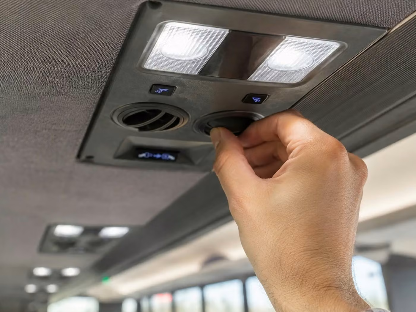 gary 56 passenger charter bus air conditioning