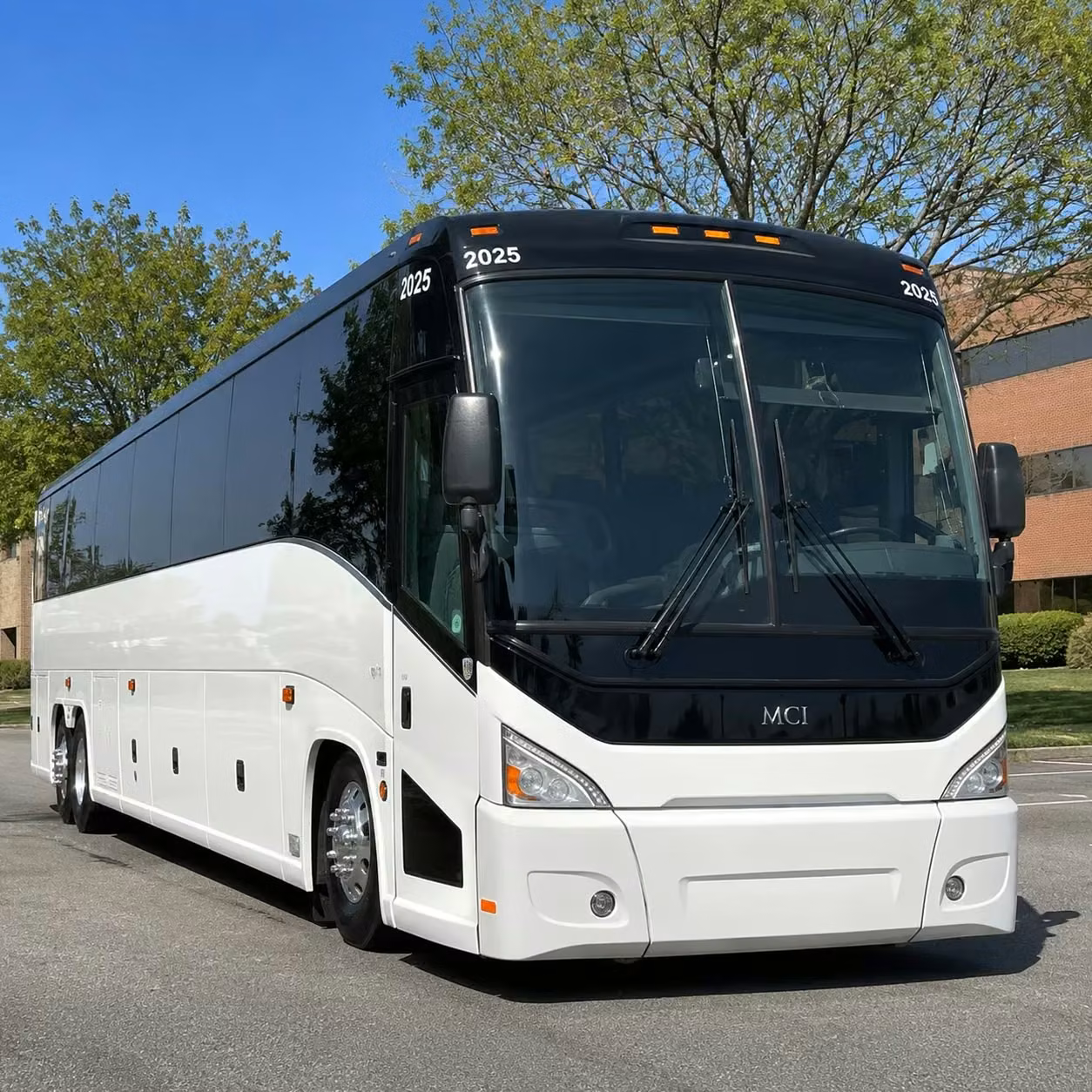gary 56 passenger charter bus rental