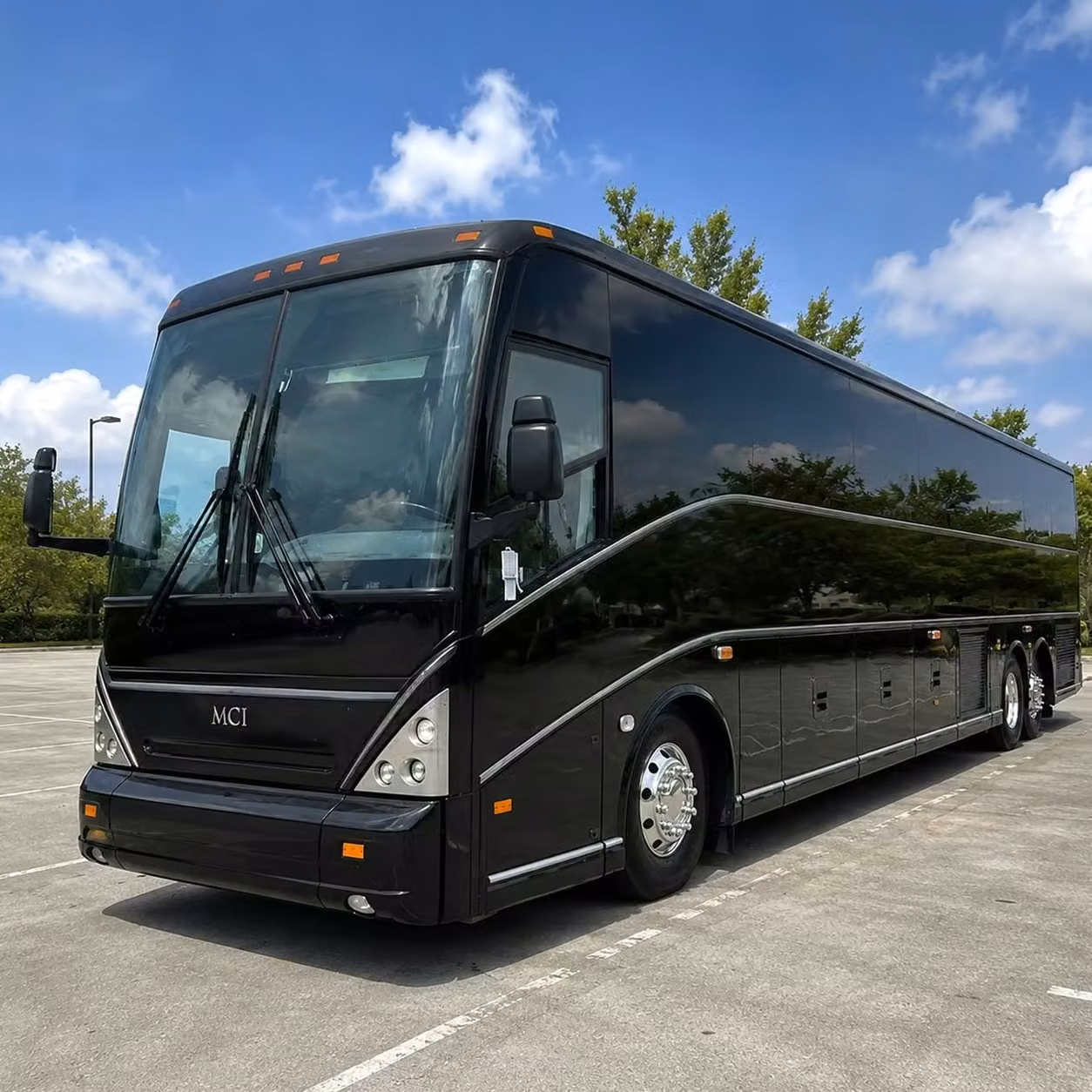 gary 56 passenger school charter buses with undercarriage gear storage