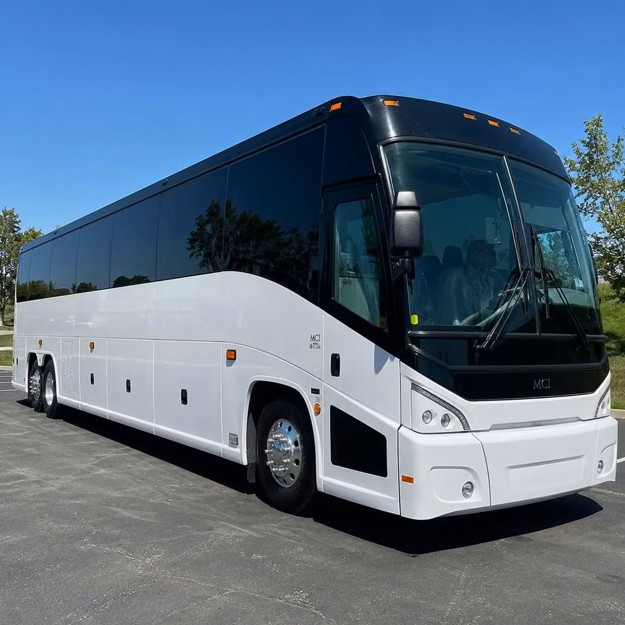 gary employee charter buses with wifi power outlets and reclining seats