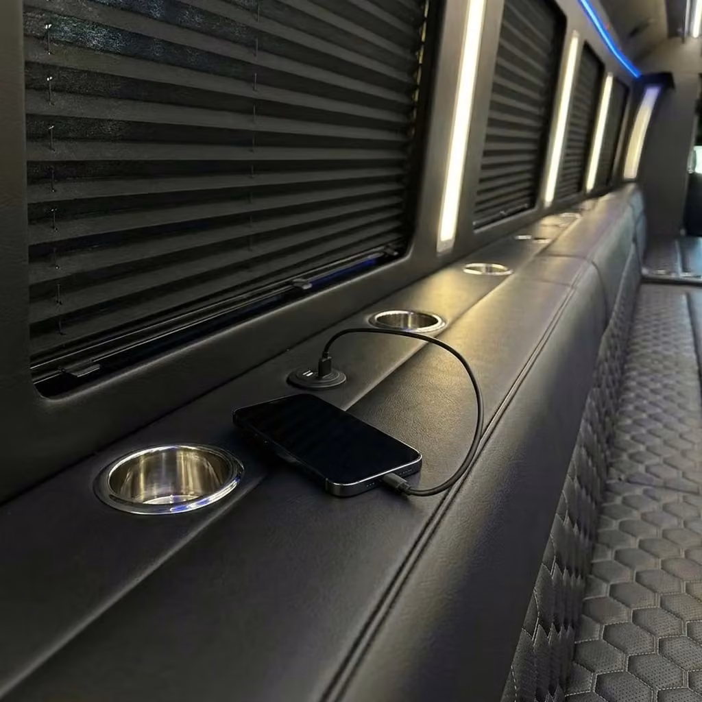 gary party bus usb charging