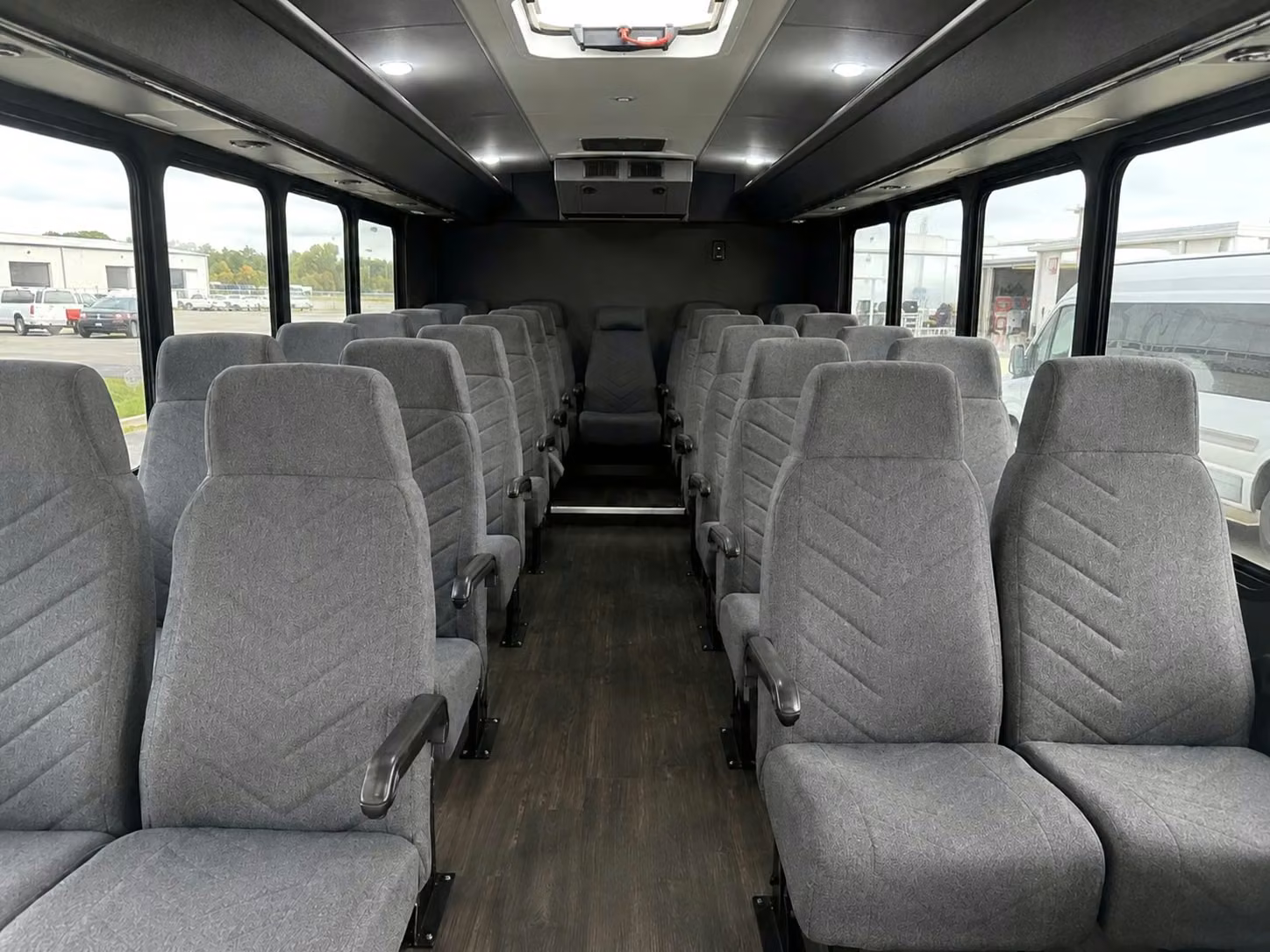 15 passenger minibus interior