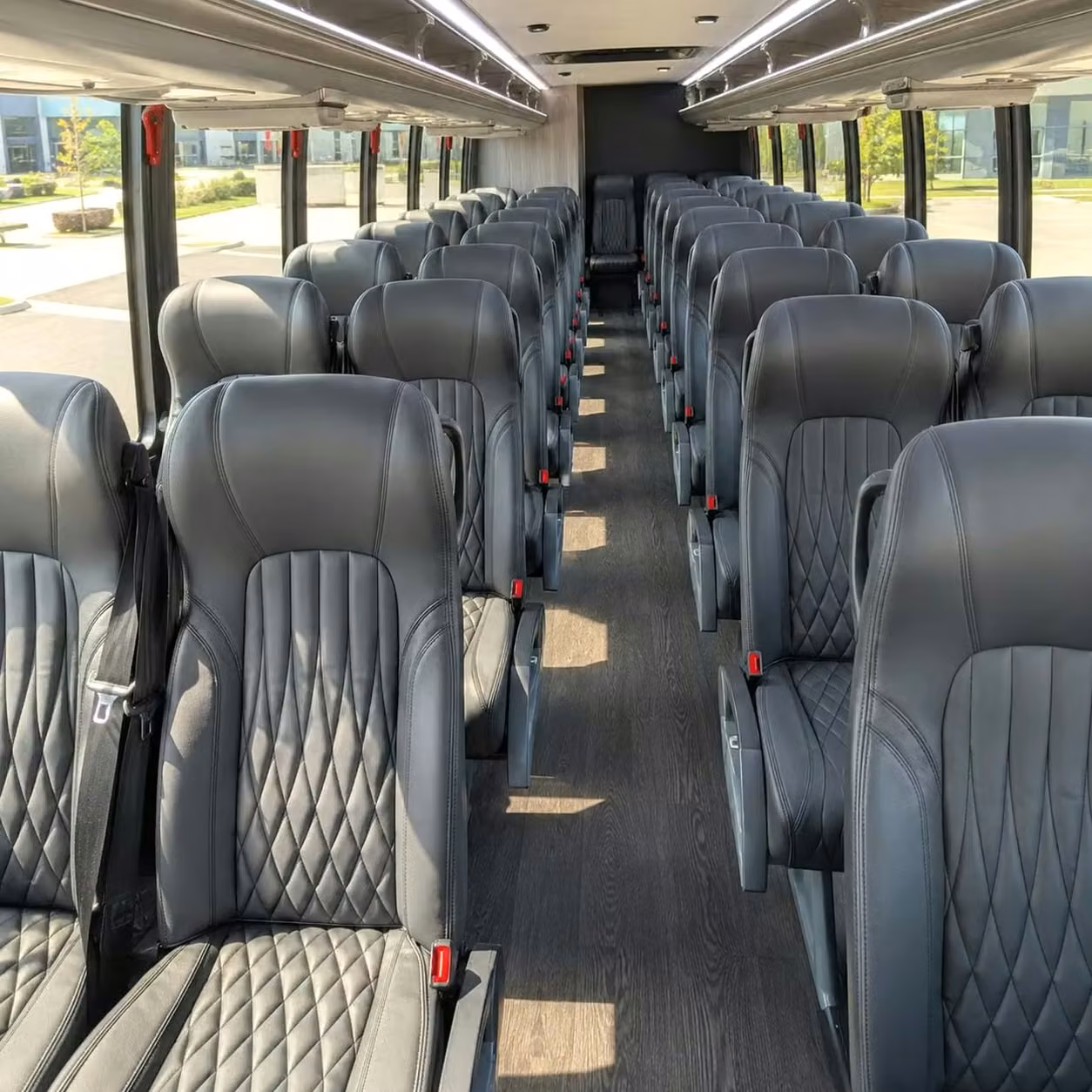 35 passenger minibus interior