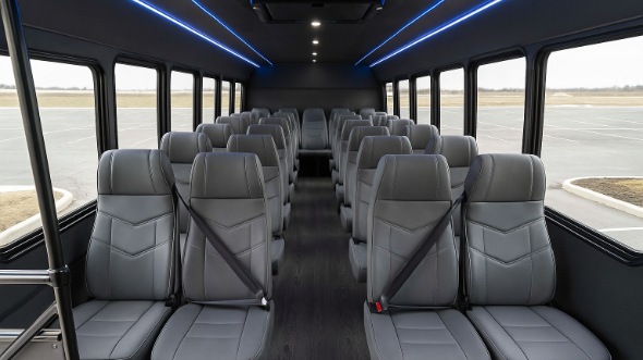 gary 35 passenger minibus inside