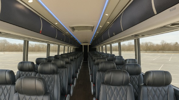 gary 54 passenger charter bus rental